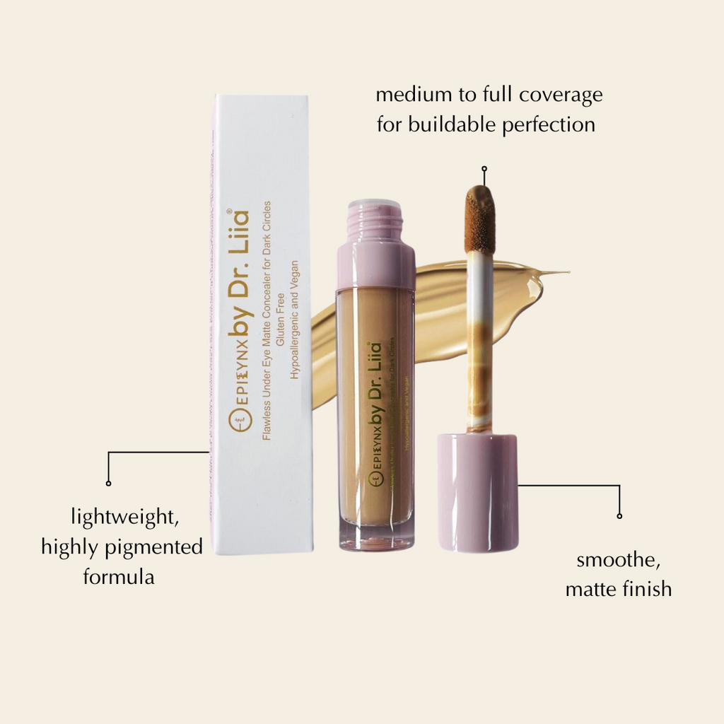 Full-Coverage Concealer for Mature Skin – Won't Crease or Settle Into Lines, Hypoallergenic